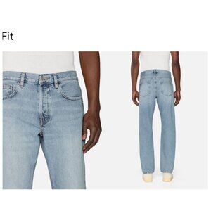 FRAME The Straight Jean in Jefferson – Men’s Size 34 – Light Blue Wash N63